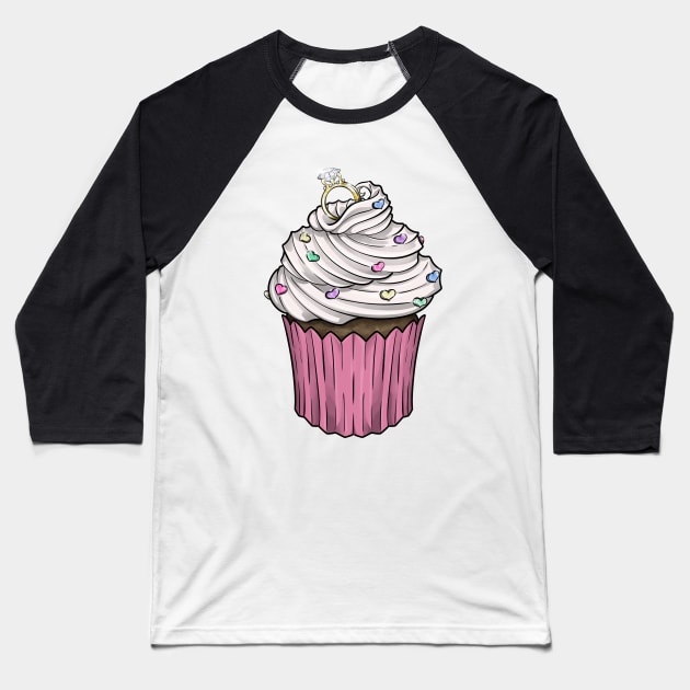 Sweet Proposal - Pink Baseball T-Shirt by Thedustyphoenix